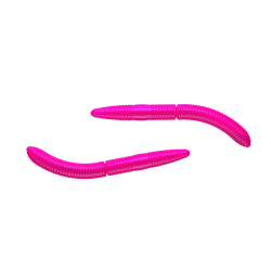 LIBRA LURES FATTY D'WORM 75mm 019 HOT PINK